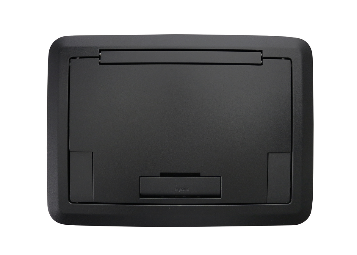 Evolution Series EFB45 Floor Box Surface Style Cover with Solid Lid
