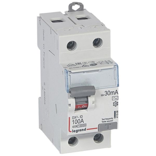 RCCB-DX³-2-pole-100A-type-AC-30mA-screw-terminals